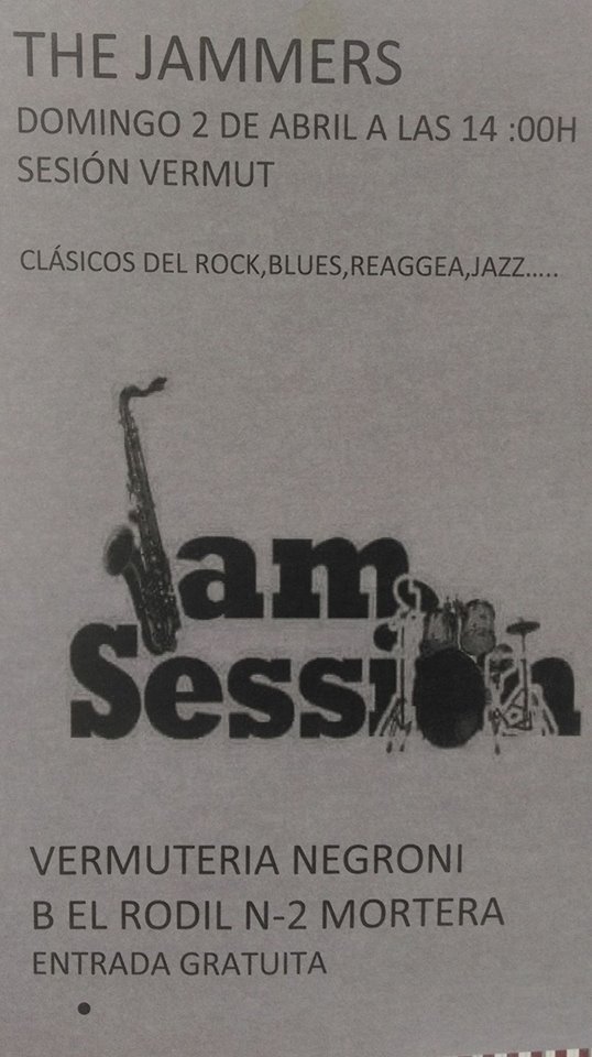 Concierto de The Jammers en el Negroni de Mortera