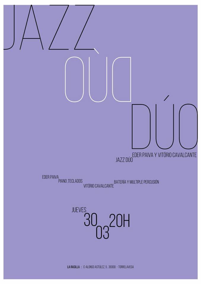Concierto de Vitorio Cavalcante & Eder Paiva en La Rasilla de Torrelavega