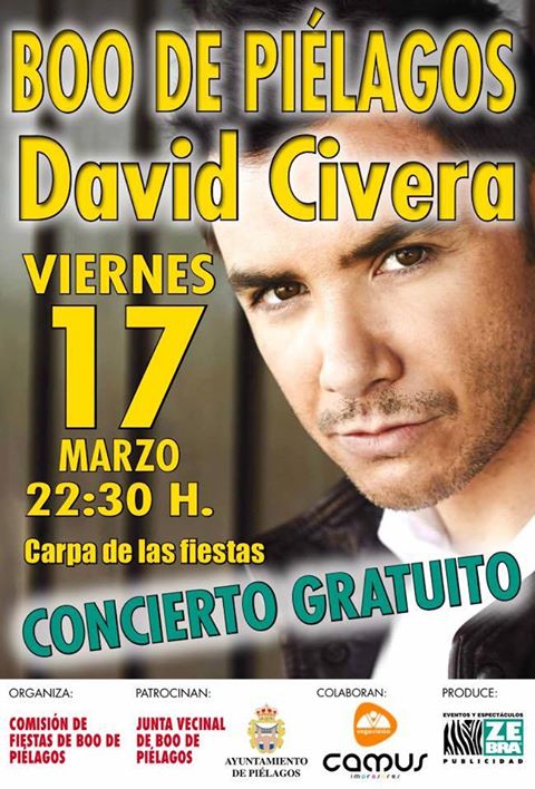 Concierto gratuito de David Civera en Boo de Piélagos