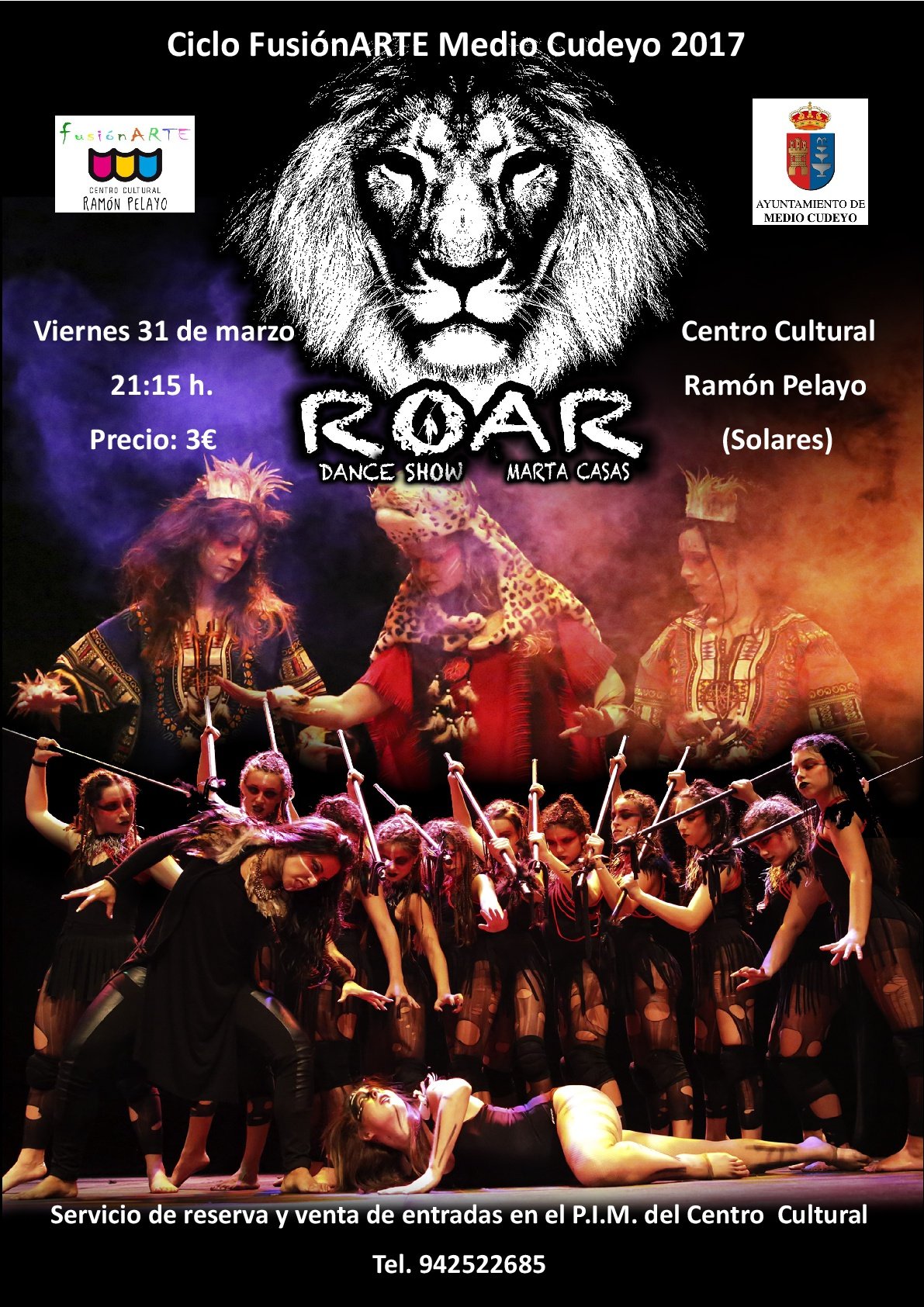 Espectáculo Musical ROAR  en el Centro Cultural Ramón Pelayo de Solares