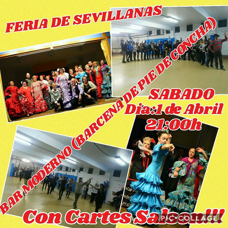 Feria de Sevillanas en el Bar Moderno de Bárcena de Pié de Concha