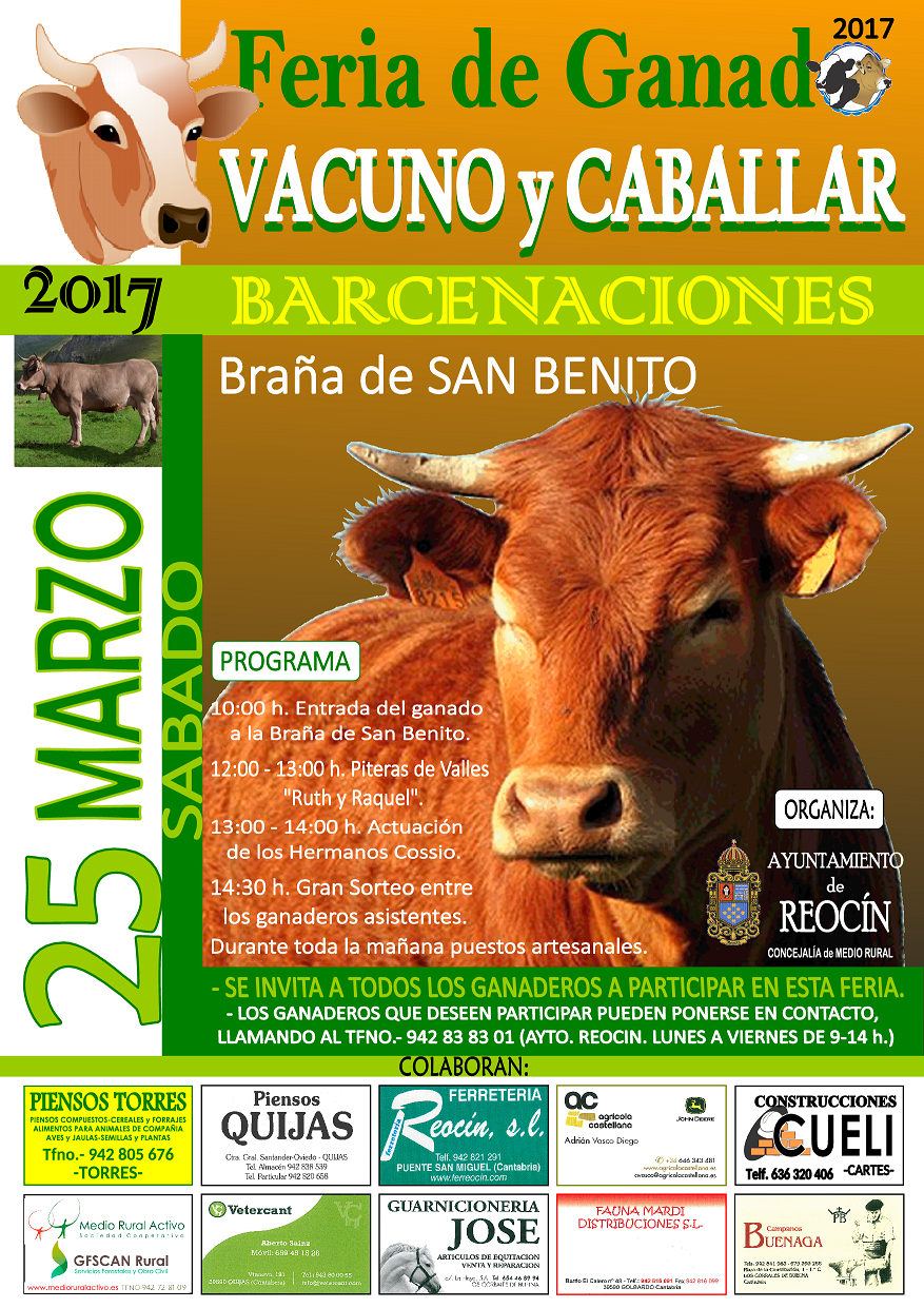 Feria de ganado en Barcenaciones 2017