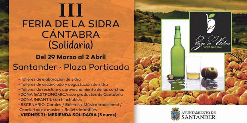 Feria de la Sidra Cantabra en Plaza Porticada de Santander