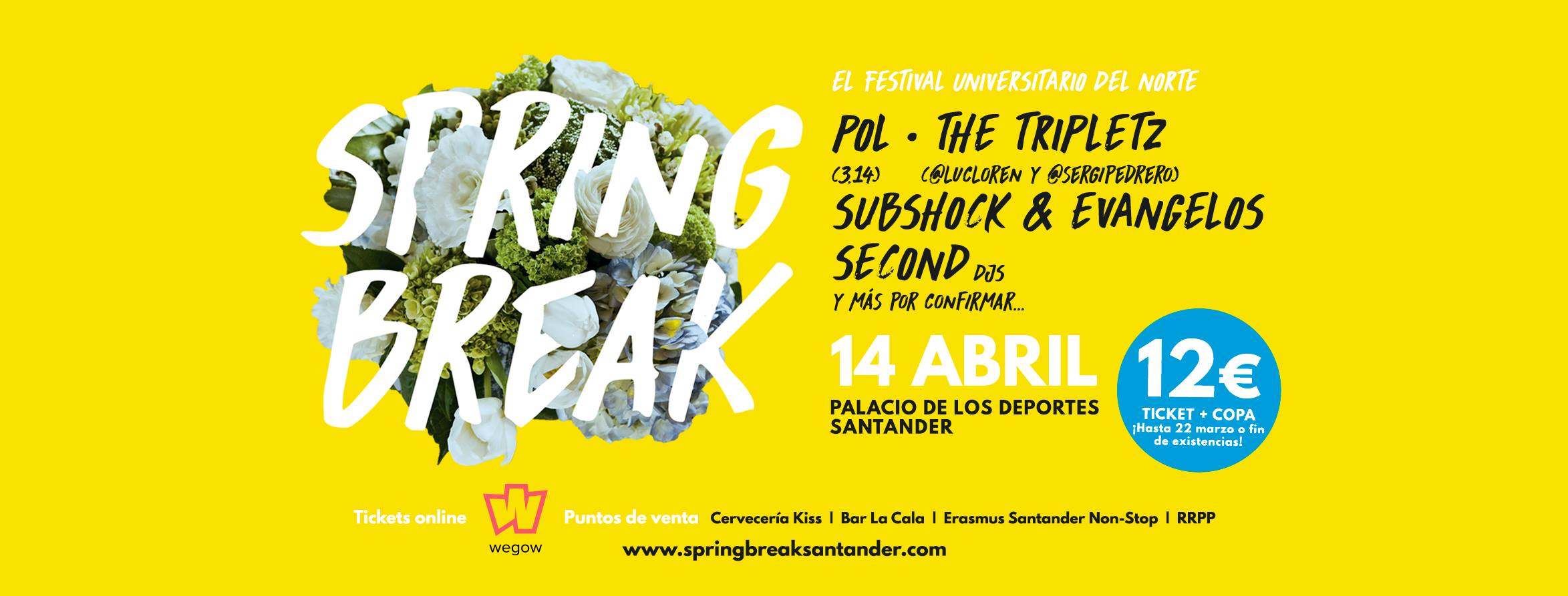 Fiesta Spring Break 2017 en el Palacio de Deportes de Santander