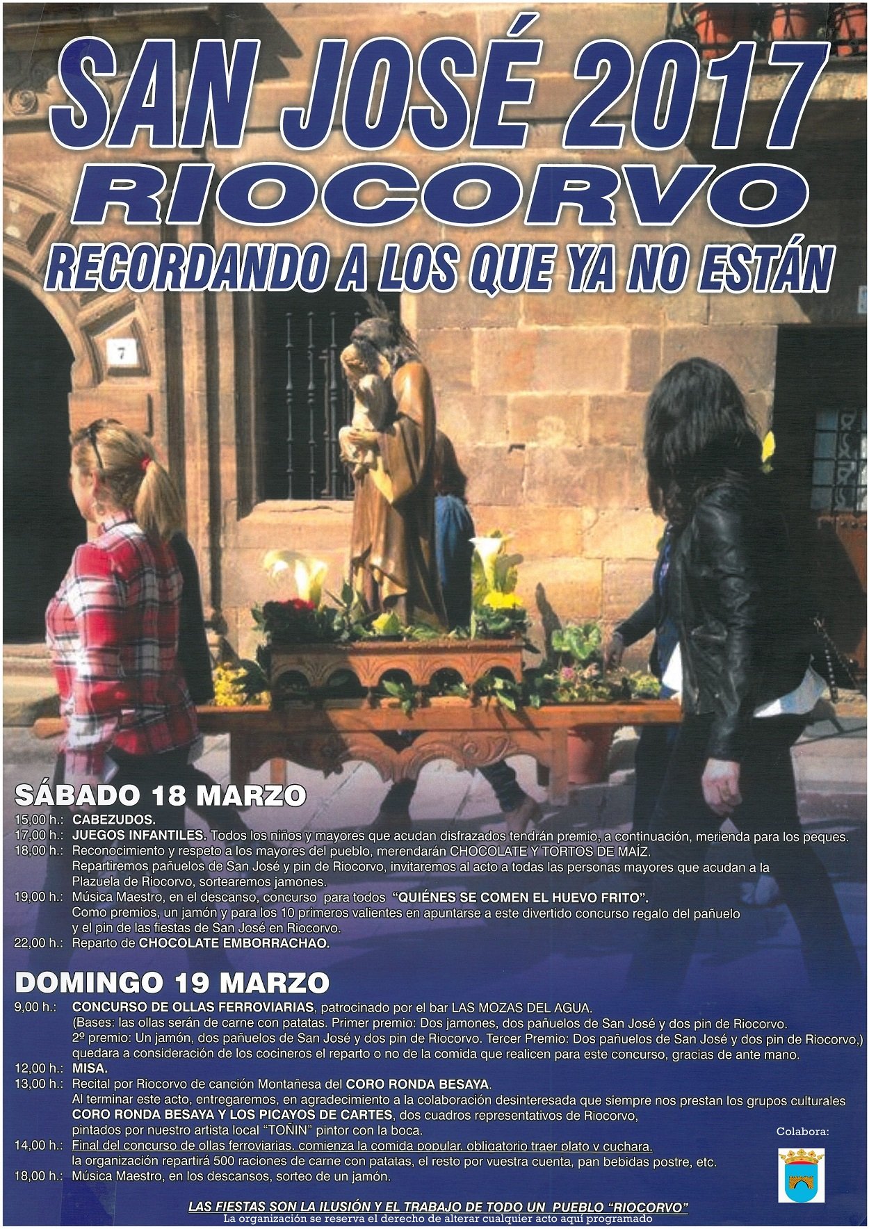 Fiestas de San José en Riocorvo 2017