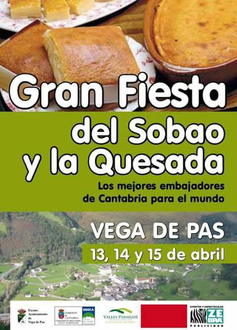 Gran Fiesta del Sobao y la Quesada en La Vega de Pas