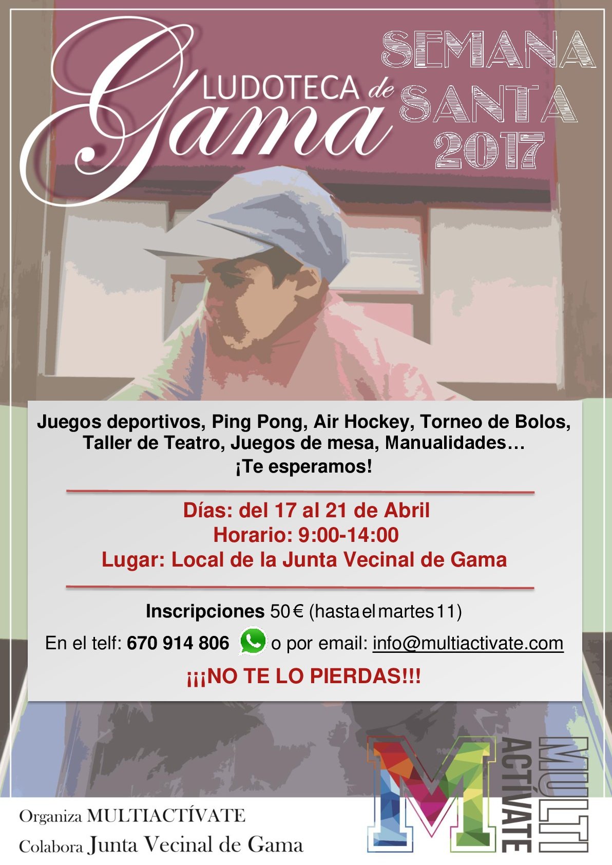 Ludoteca de Semana Santa en Gama