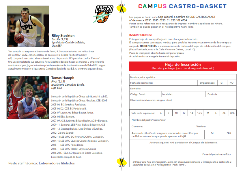 Campus S.S. castrobasket en Castro Urdiales