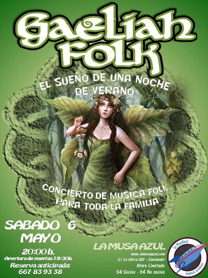 Concierto Folk «El Sueño de una Noche de Verano» en Santander