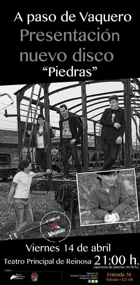Concierto de A Paso de Vaquero en el Teatro Principal de Reinosa