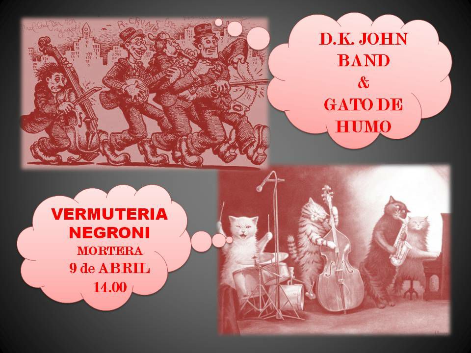 Concierto de D.kJonh Band & Gato de Humo en el Negroni de Mortera