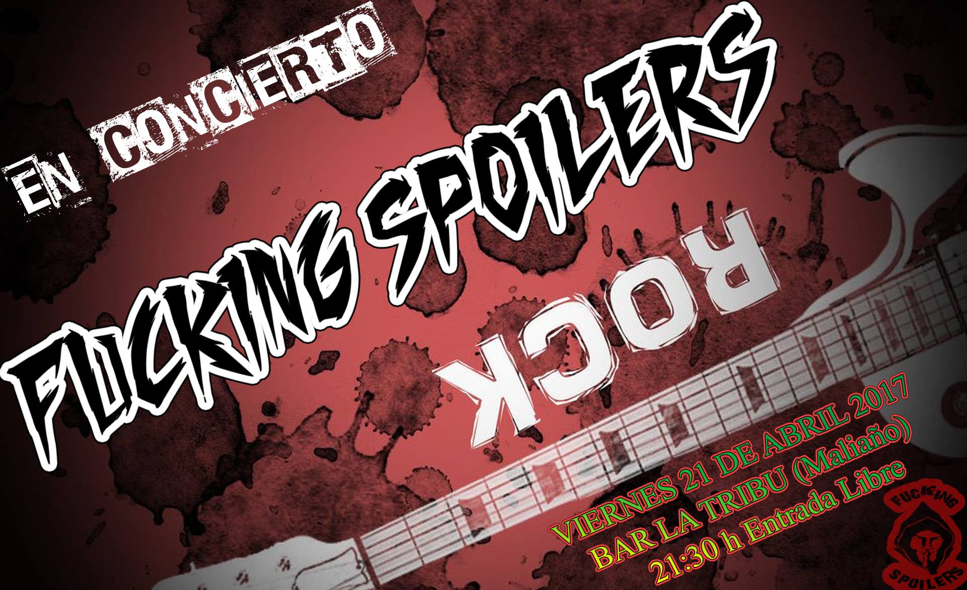 Concierto de Fucking Spoilers en la Tribu de Maliaño