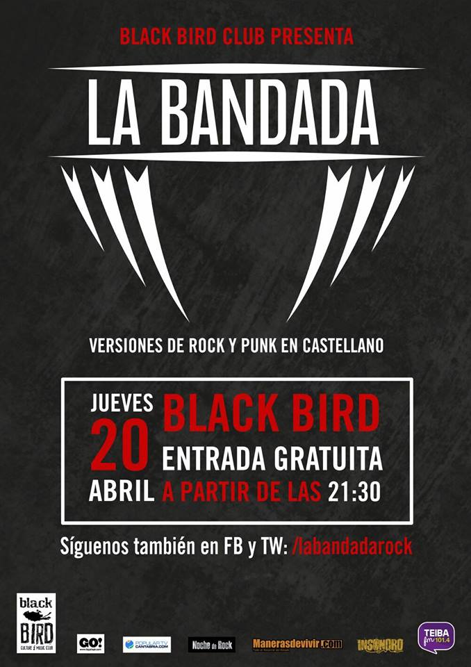 Concierto de La Bandada en el Black Bird de Santander