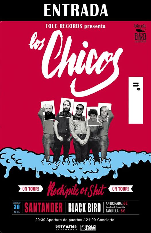 Concierto de Los Chicos en el Black Bird de Santander