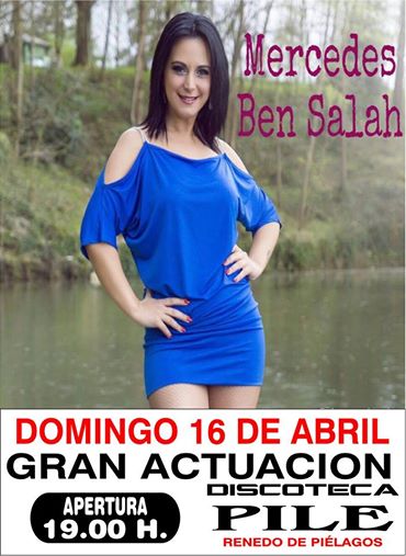Concierto de MERCEDES BEN SALAH en la discoteca Pilé de Renedo de Piélagos