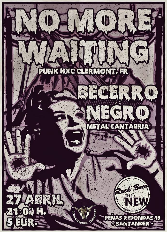 Concierto de No More Waiting + Becerro Negro en el Rock Beer the New de Santander