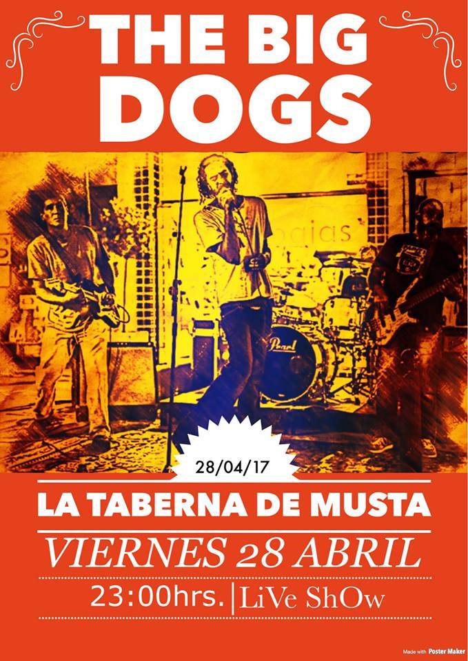 Concierto de The Big Dogs en la Taberna de Musta de Unquera