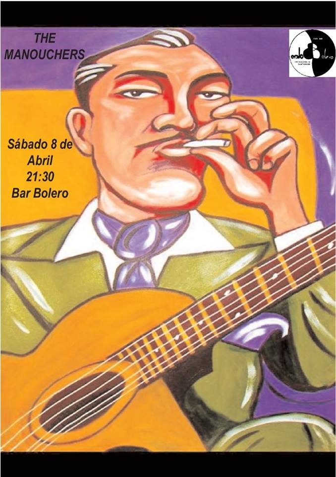 Concierto de The Manouchers en el bar Bolero de Santander