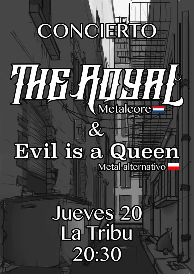 Concierto de The Royal y Evil is a Queen en La Tribu de Maliaño