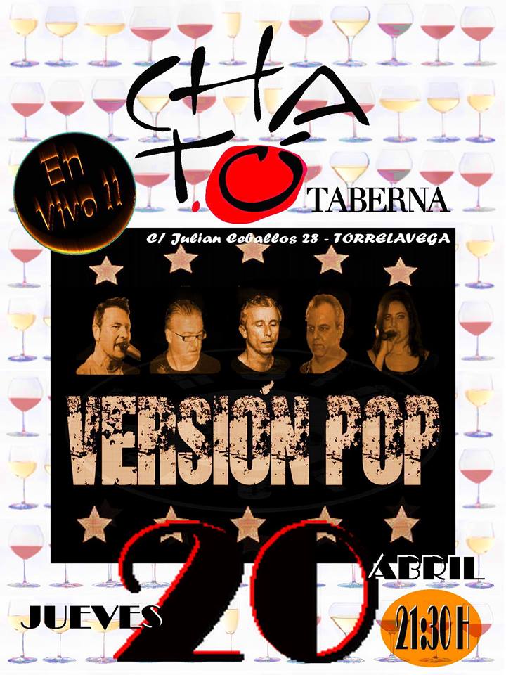Concierto de Versión Pop en el Cható de Torrelavega