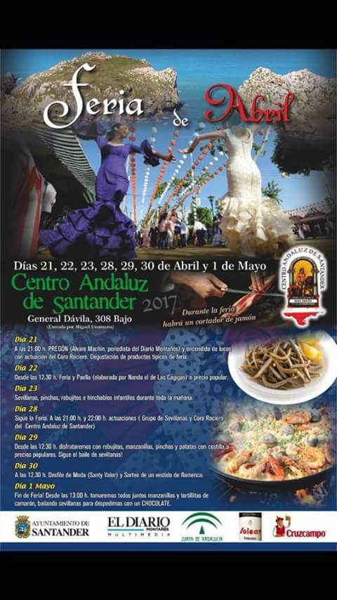 Feria de abril en el Centro Andaluz de Santander