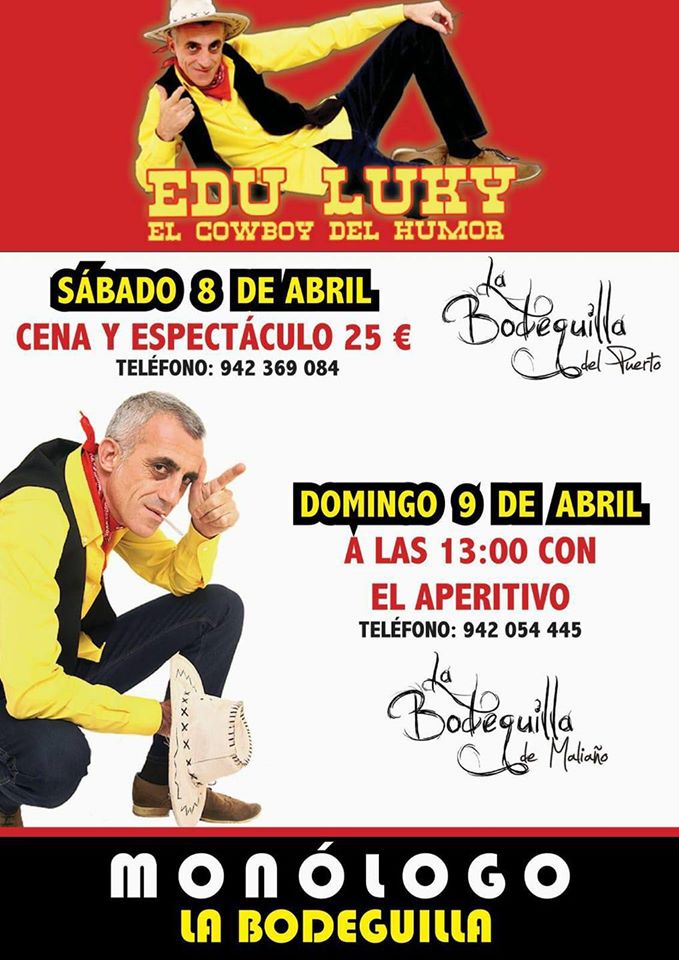 Monólogo de Edu Luky en La Bodeguilla Maliaño