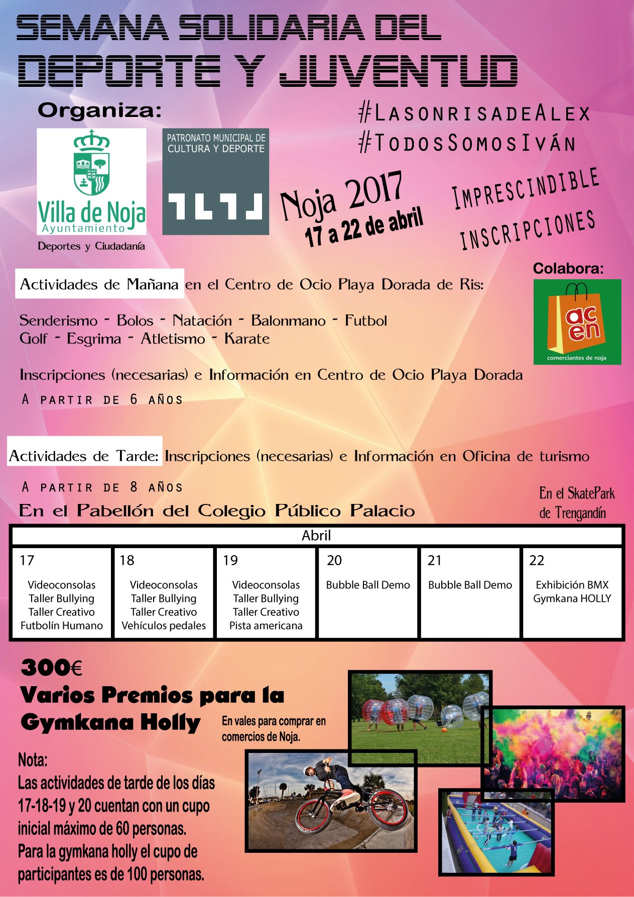 Semana solidaria del deporte y la juventud en Noja