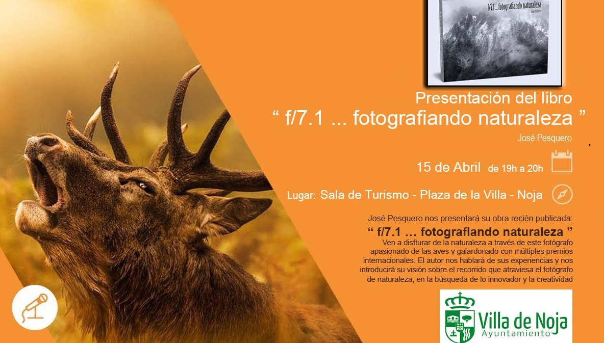 PRESENTACIÓN LIBRO f/7.1…fotografiando naturaleza en Noja