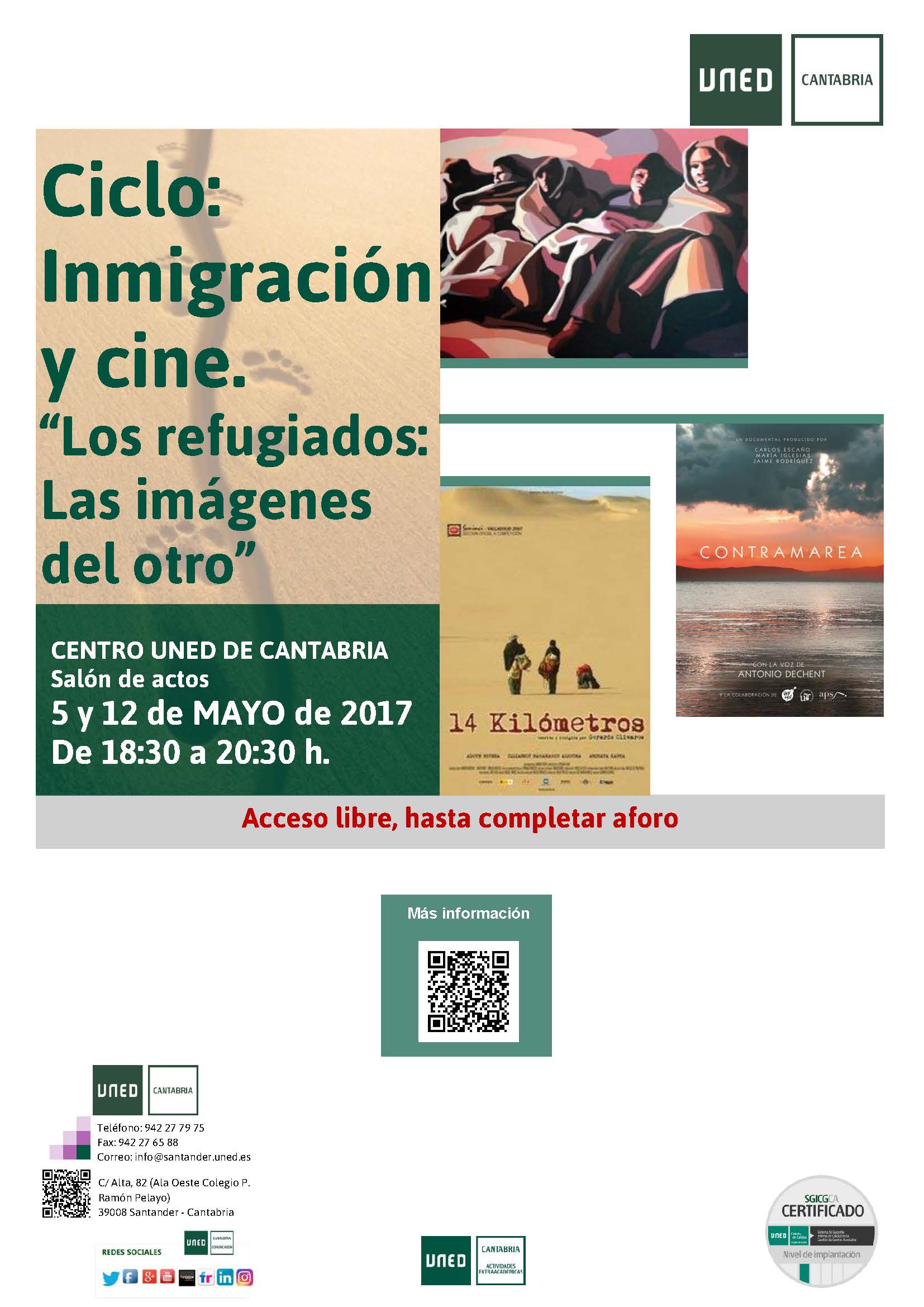 Ciclo sobre inmigración y cine en UNED Cantabria