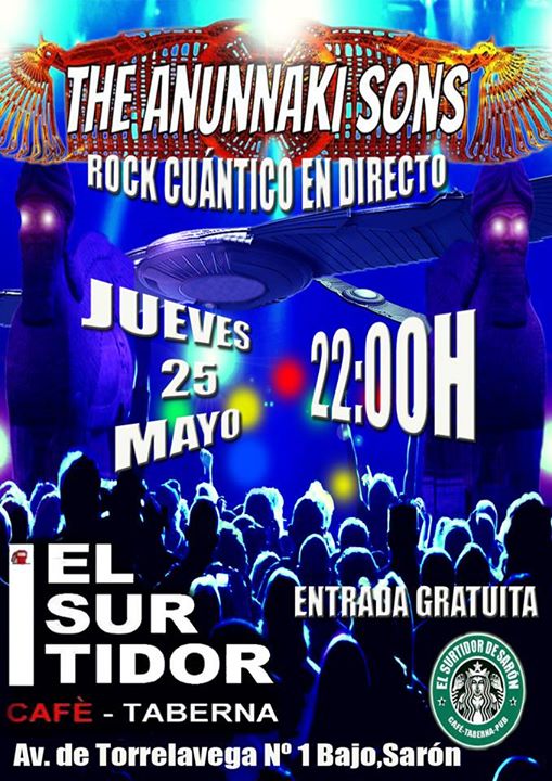 Concierto de Anunnaki Sons en el Surtidor de Sarón