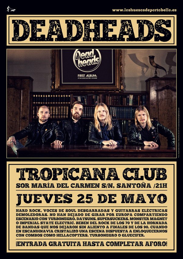 Concierto de DeadHeads en el Tropicana de Santoña