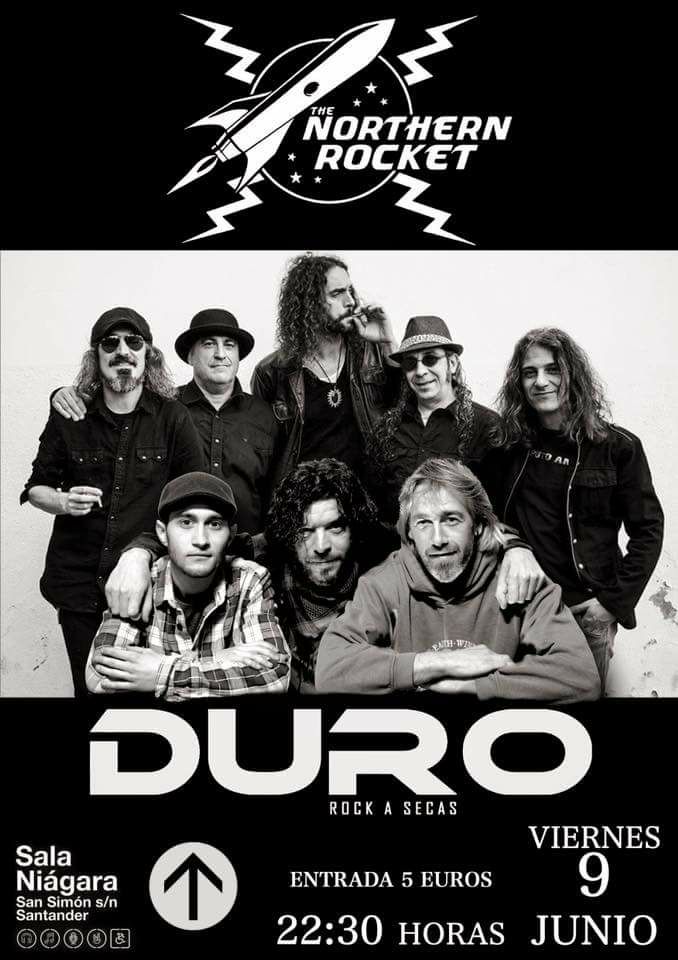 Concierto de Duro + The Northern Rocket en el Niágara de Santander