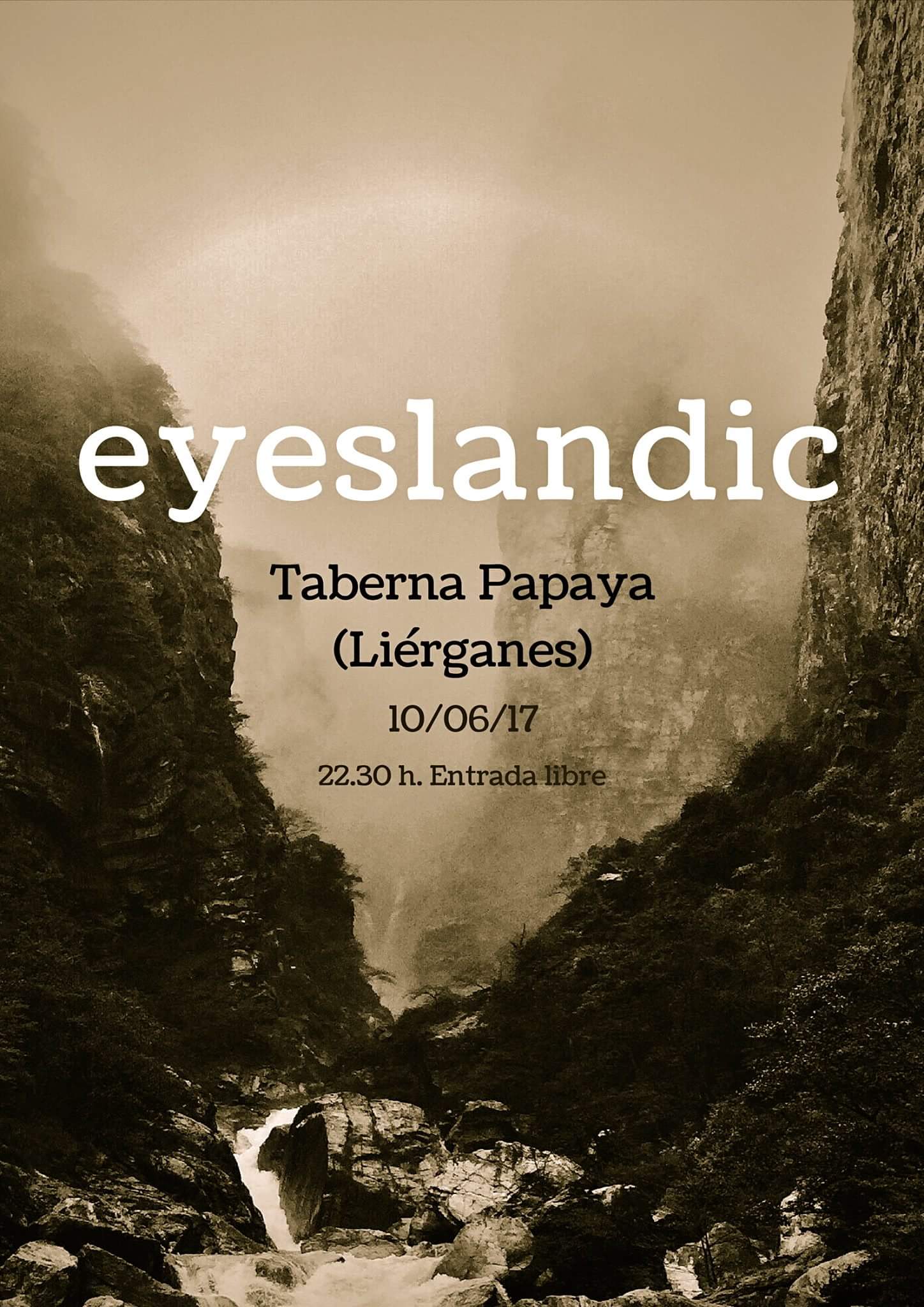 Concierto de Eyeslandic en la taberna Papaya de Liérganes