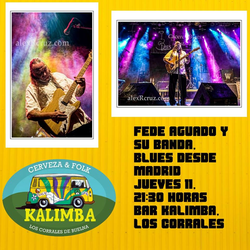 Concierto de Fede Aguado y su Banda en el Kalimba de Los Corrales de Buelna