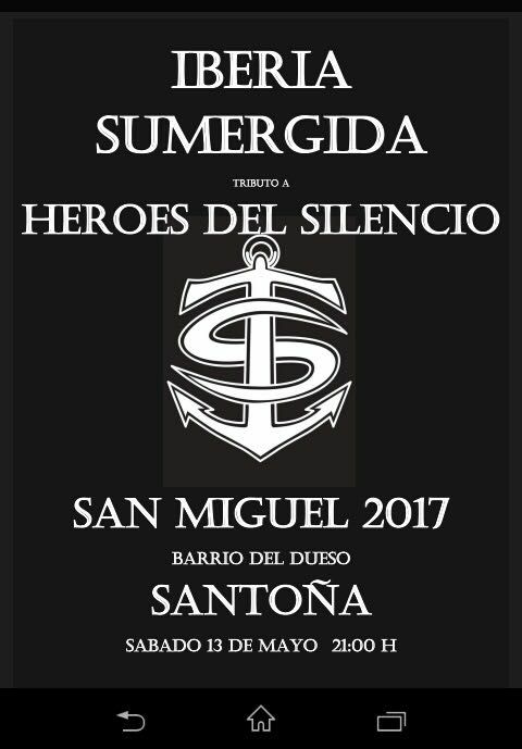 Concierto de Iberia Sumergida, tributo a Heroes del Silencio en Santoña