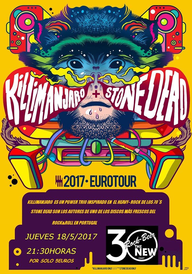 Concierto de KILLIMANJAROpt + STONE DEAD en el Rock Beer the New de Santander