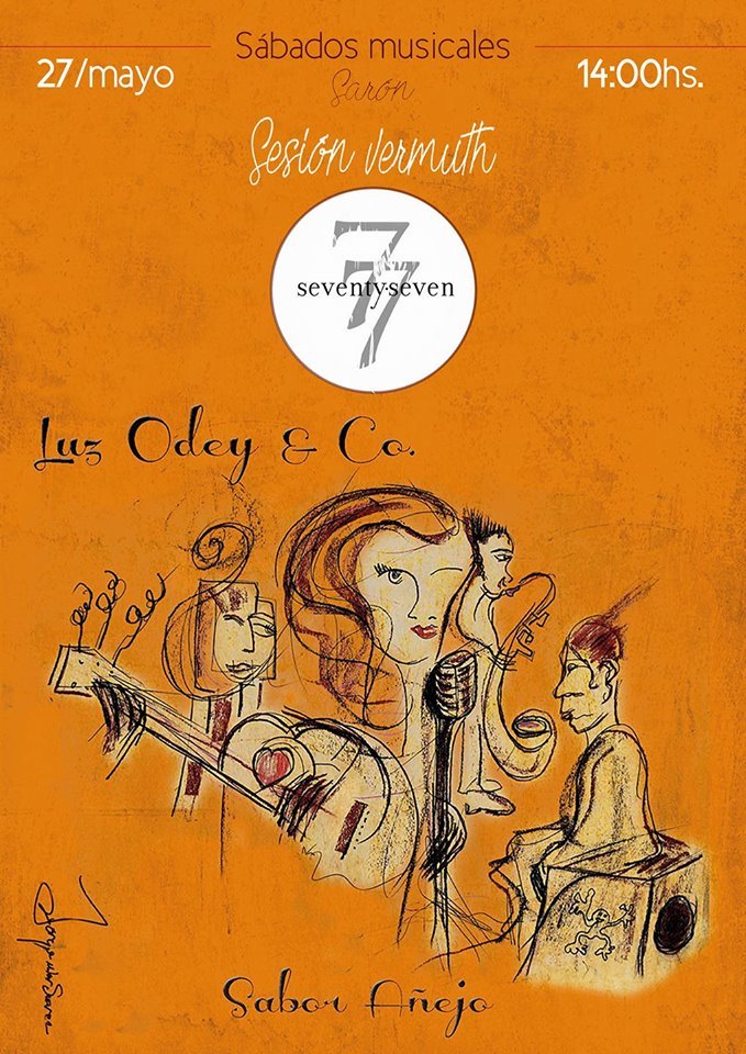 Concierto de Luz Odey&Co en el SeventySeven de Sarón
