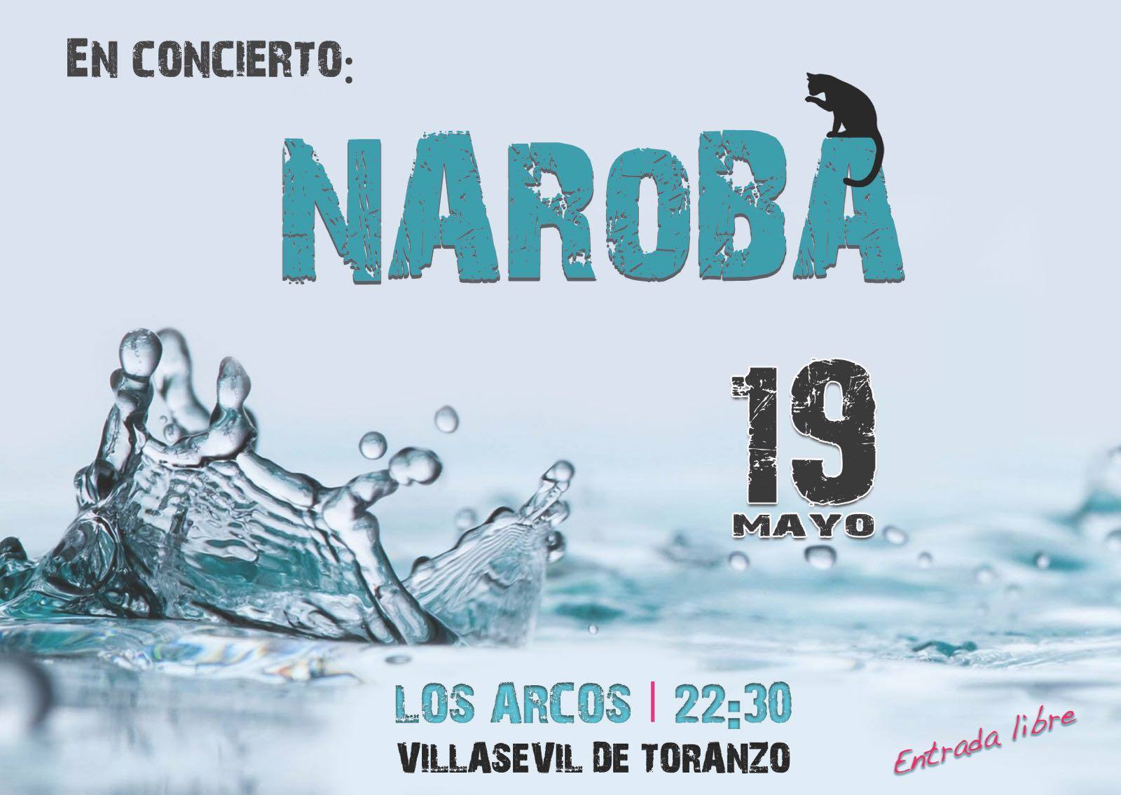 Concierto de Naroba en Los Arcos de Villasevil de Toranzo