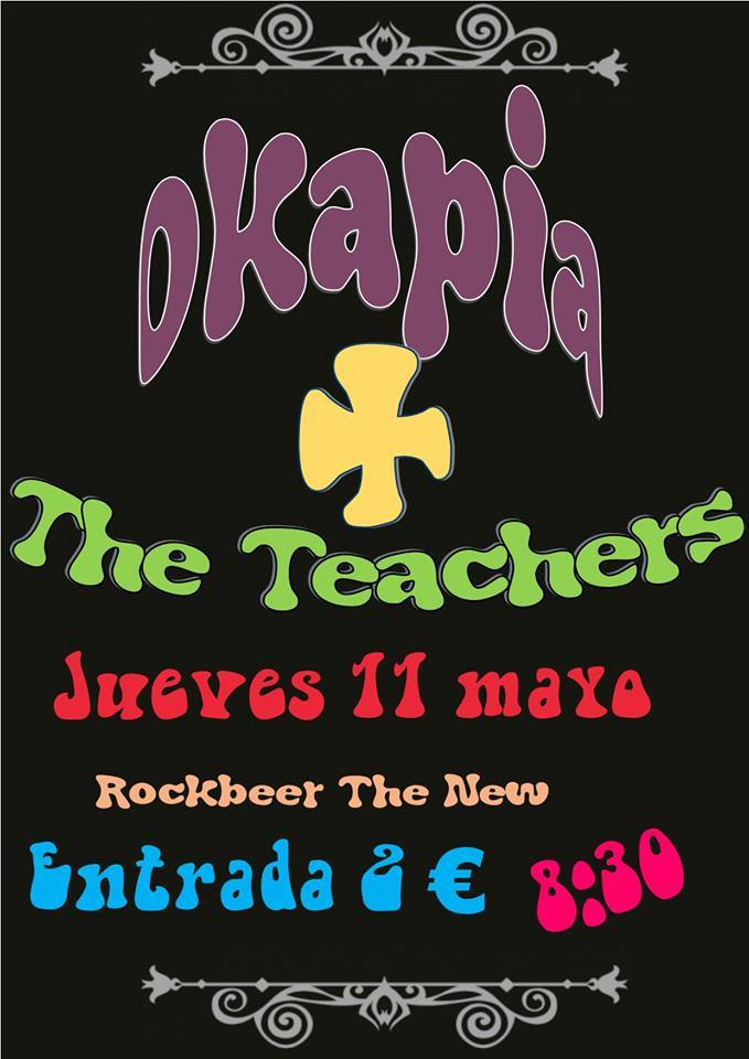 Concierto de Okapia y The Teachers en el Rock Beer the New de Santander