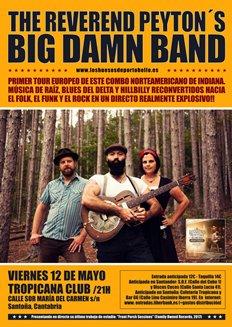 Concierto de Reverend Peyton´s Big Damn Band en Tropicana Club de Santoña