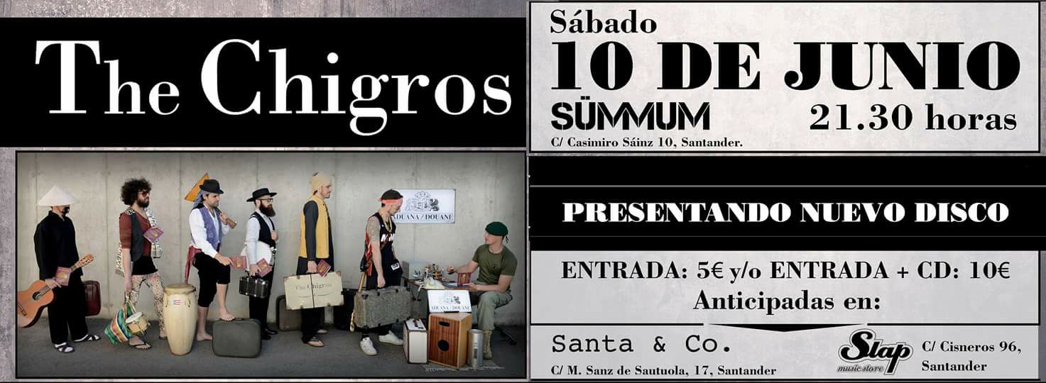 Concierto de The Chigros en el Summum de Santander