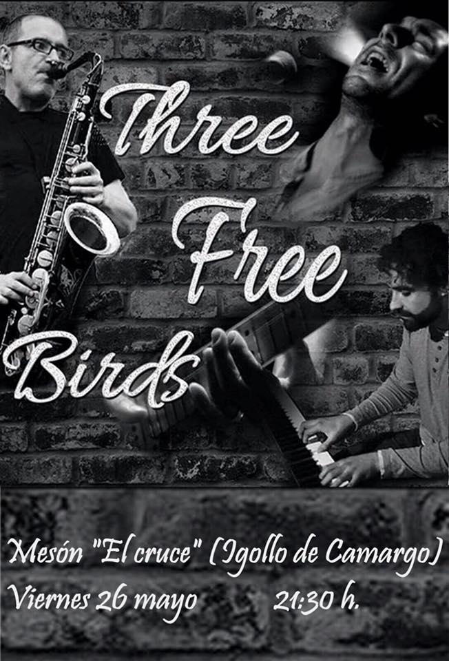 Concierto de Three Free Birds en El Cruce de Igollo de Camargo