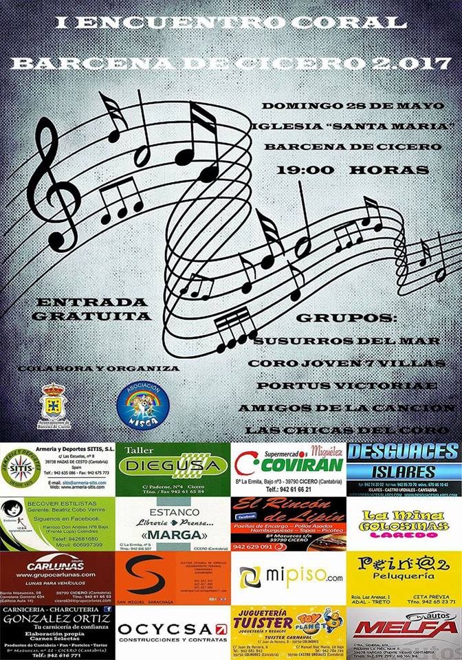 Encuentro coral en Bárcena de Cicero