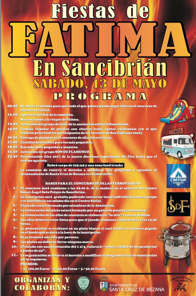 Fiestas de Fátima en Sancibrian 2017