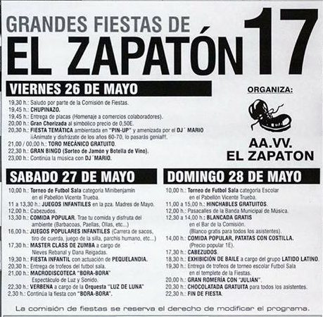 Fiestas de El Zapatón 2017 en Torrelavega
