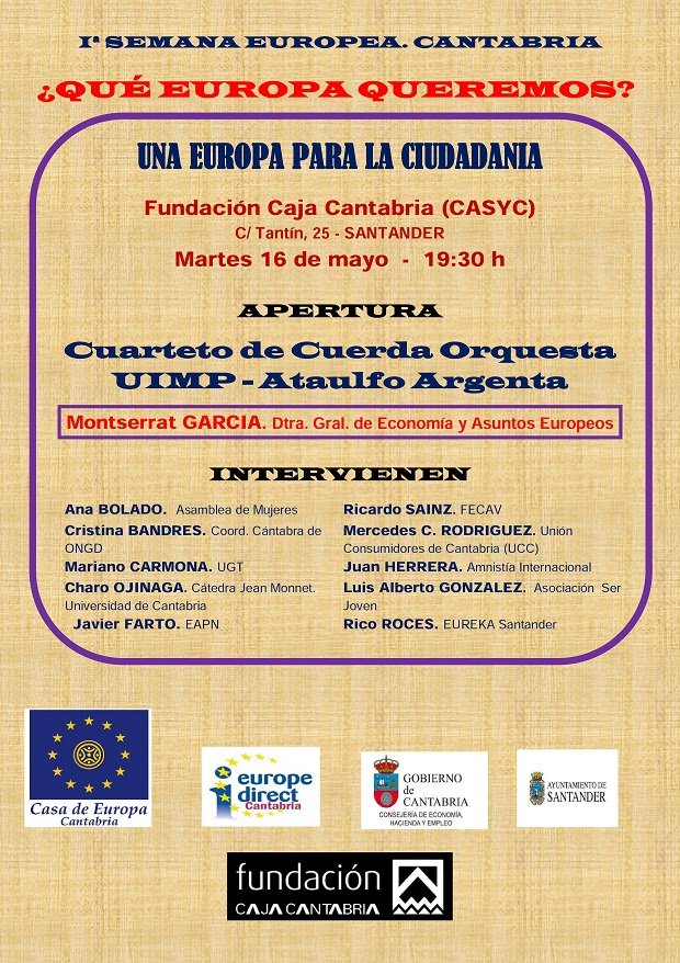 I Semana Europea . Cantabria en el CASYC de Santander