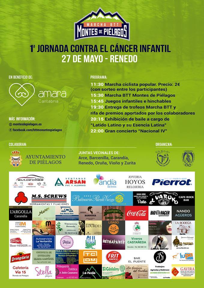Jornada contra el cancer infantil en Renedo
