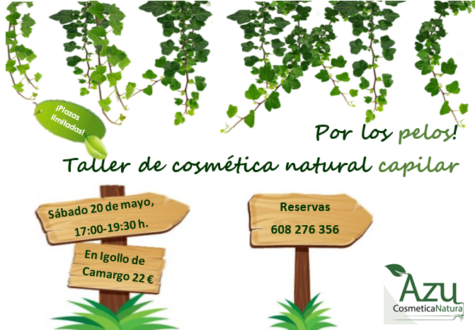 Taller de cosmética natural capilar en Igollo de Camargo
