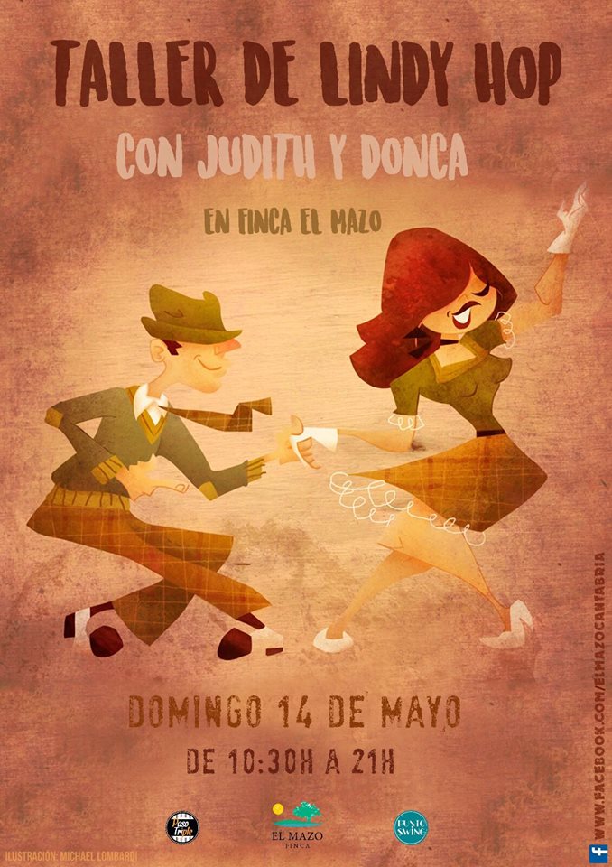 Taller de lindy hop con Judith y Donca en la finca El Mazo de Rada