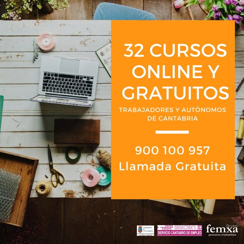 32 Cursos Online y Gratuitos